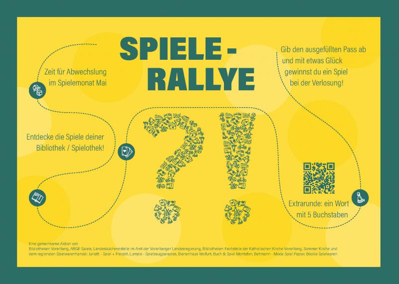 Plakat der Spiele-Rallye